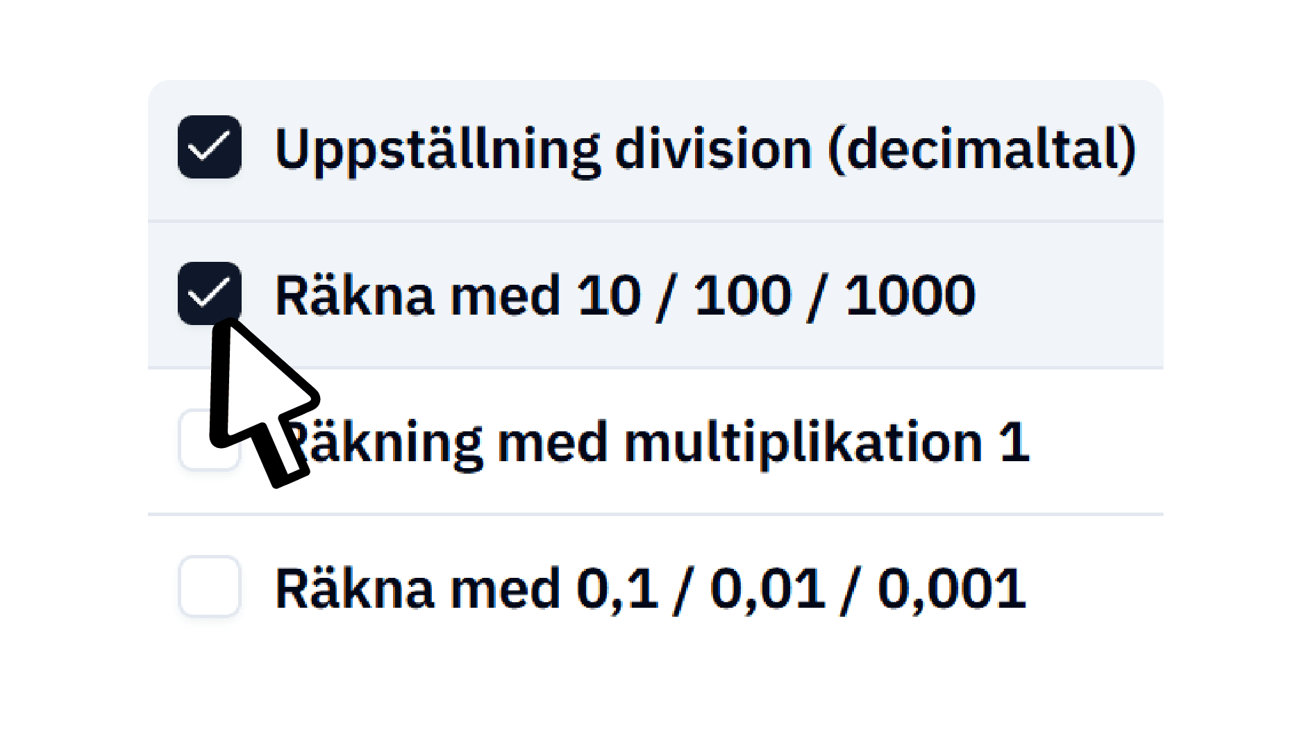 1. Aktivera lärandemål